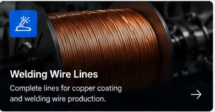 Welding wire line